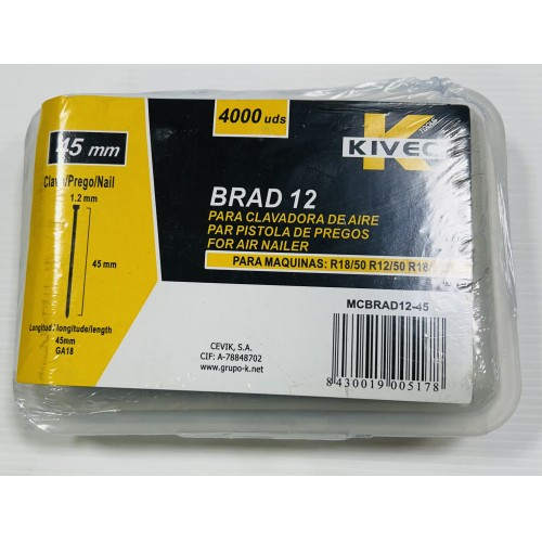 CAJA CLAVO 12 KIVEC MCBRAD12